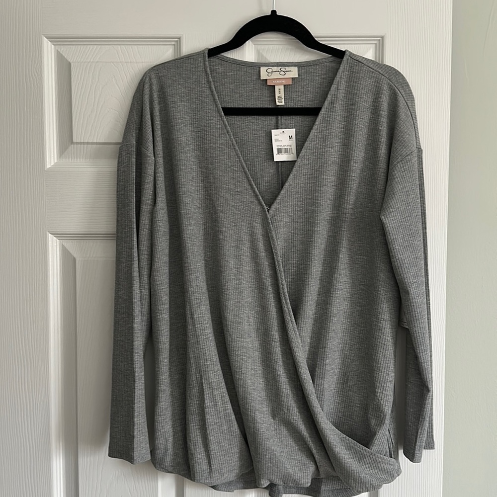 Jessica Simpson Maternity Nursing Top NWT